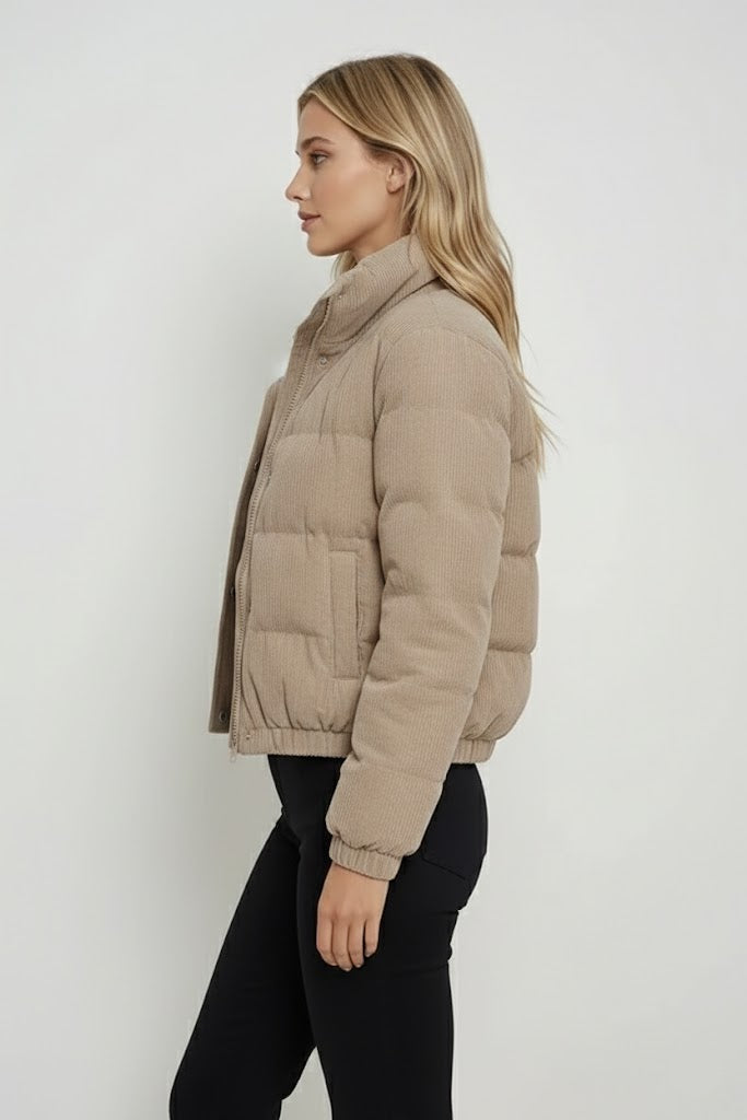 Ribbed Comfort - Geribde Zip-Up Jas