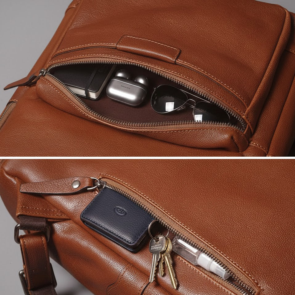 Leren Weekend Rugzak - Model Explorer