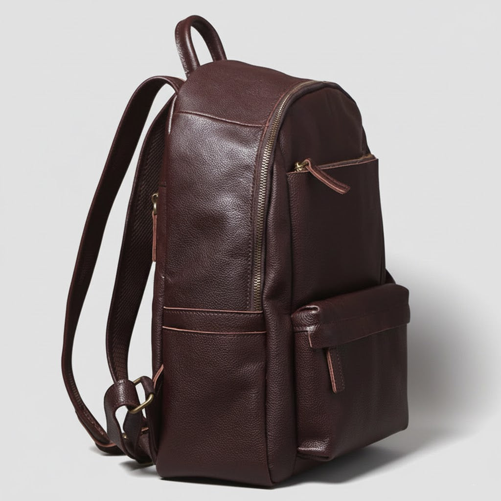 Leren Business Rugzak - Model Commander