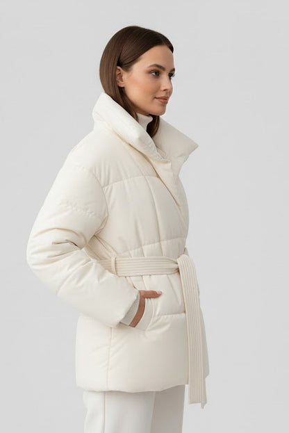 Isabelle - Jas met Ceintuur en Capuchon