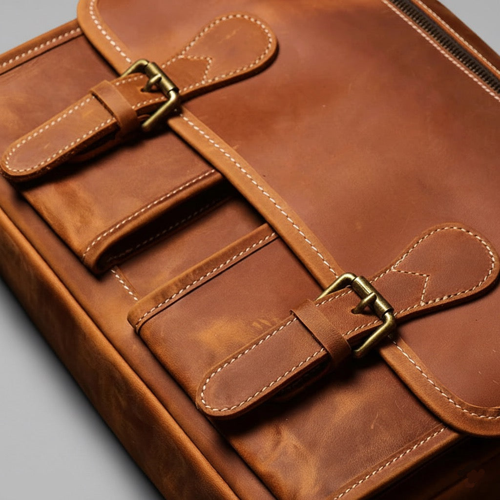 Leren Crossbody Tas - BRONCO Heritage Edition