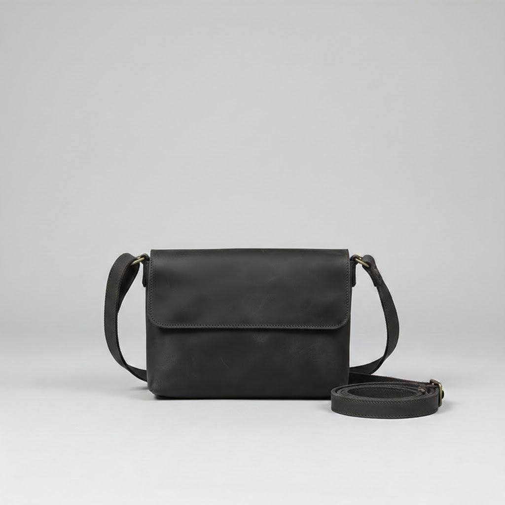 Leren Crossbody Tas - Model Kali