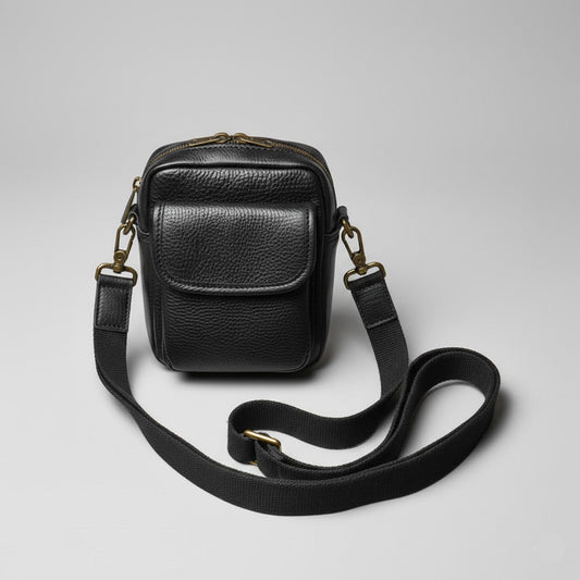 Leren Crossbody Tas - Model Apex