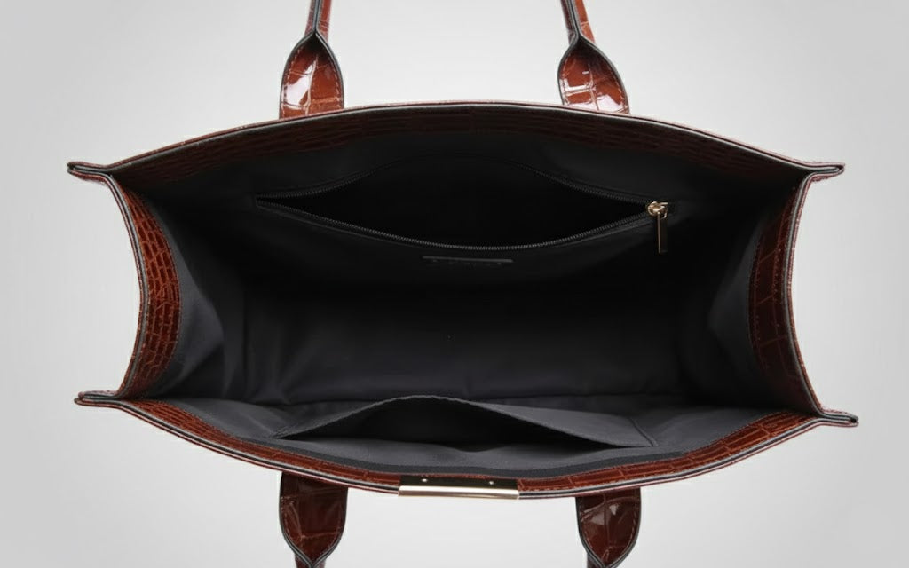 De edel croco - Handtas