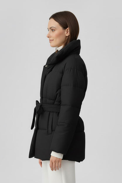 Isabelle - Jas met Ceintuur en Capuchon