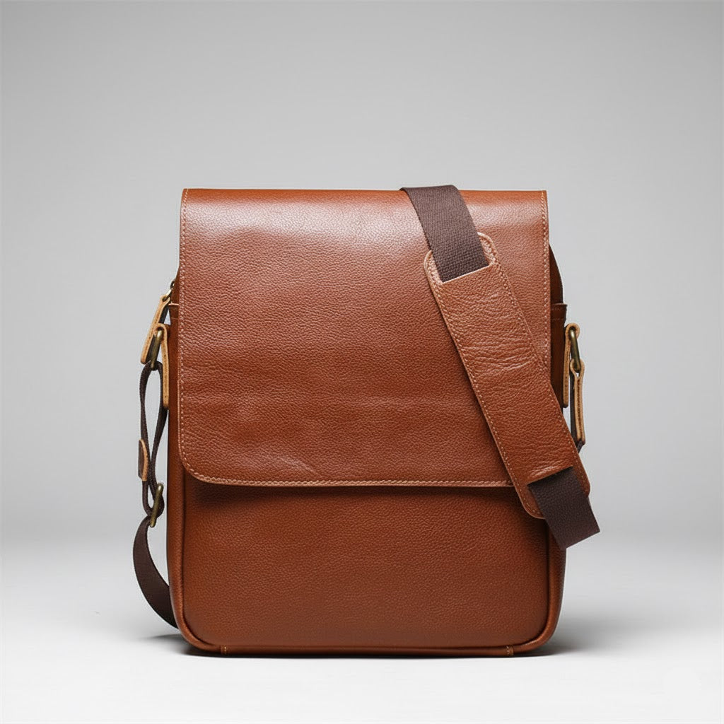 Leren Crossbody Tas - Model Atlas
