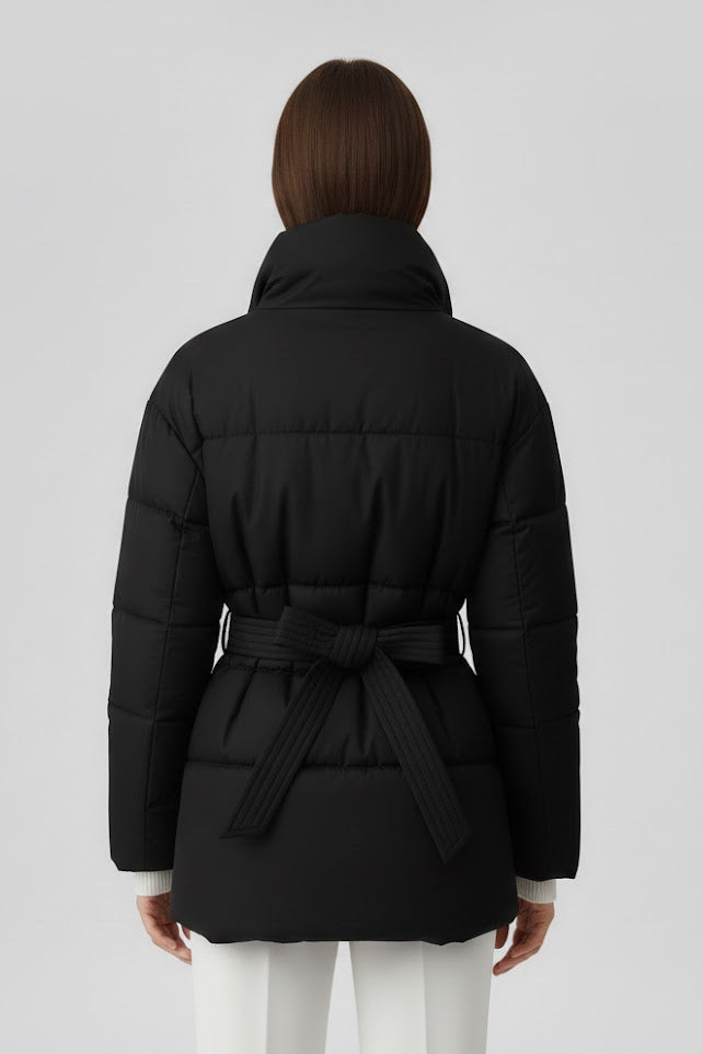 Isabelle - Jas met Ceintuur en Capuchon