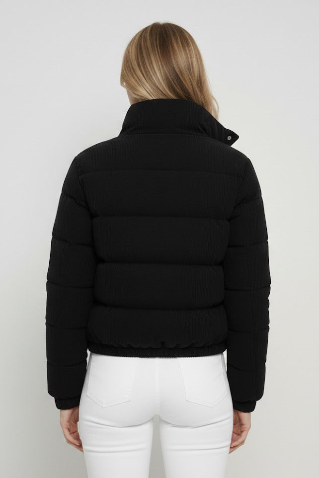 Ribbed Comfort - Geribde Zip-Up Jas