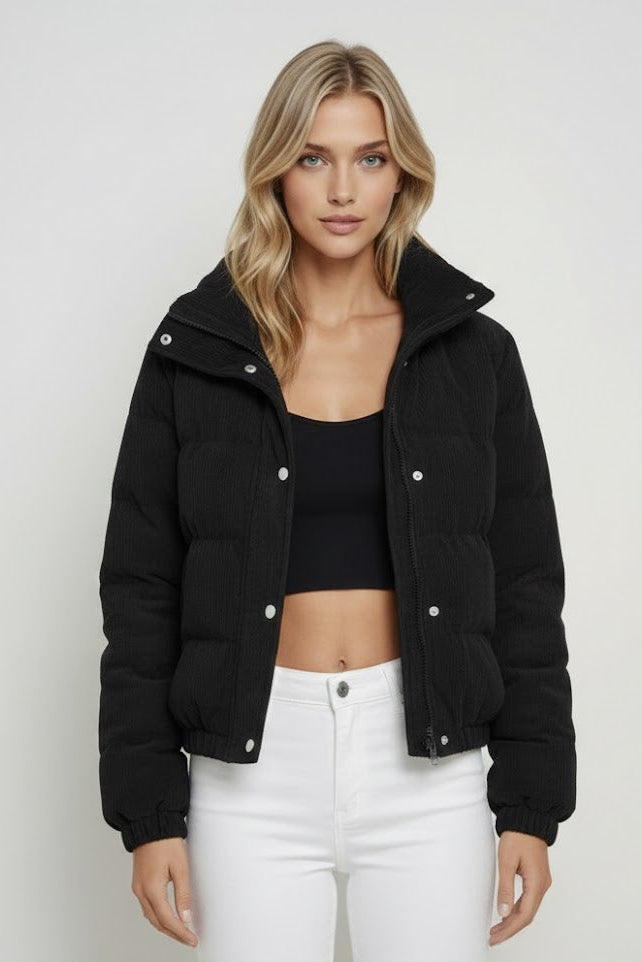 Ribbed Comfort - Geribde Zip-Up Jas