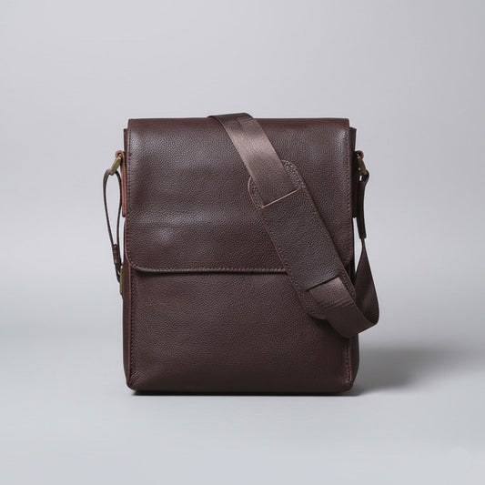 Leren Crossbody Tas - Model Vortex