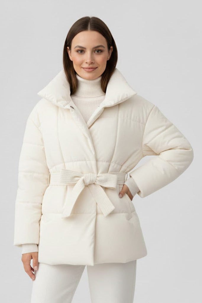 Isabelle - Jas met Ceintuur en Capuchon