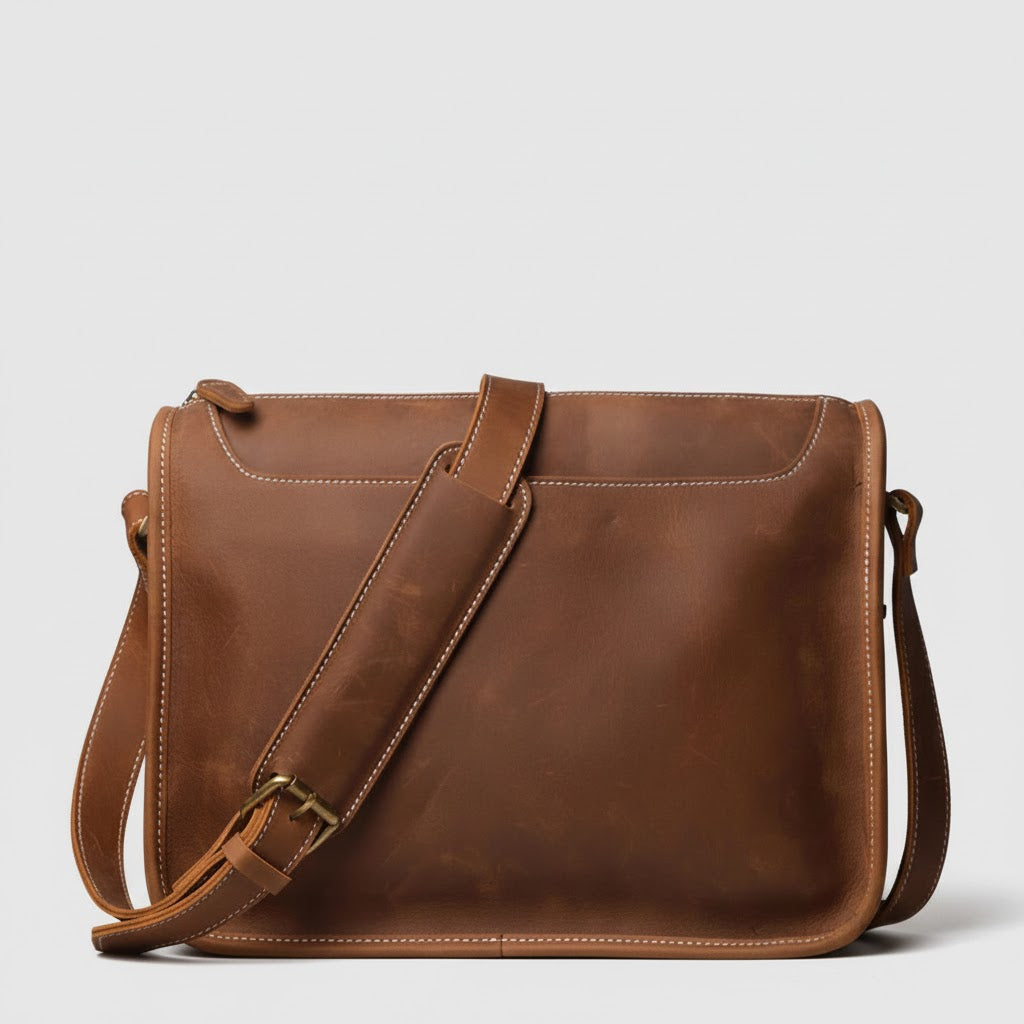 Leren Crossbody Tas - Model Ranger