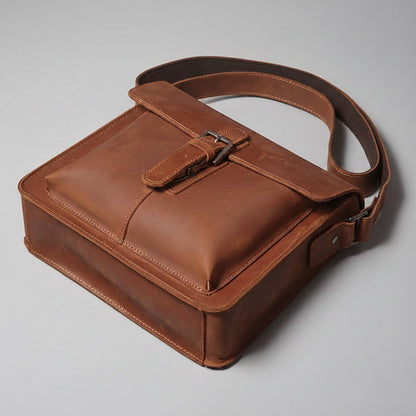 Leren Crossbody Tas - Model Titan