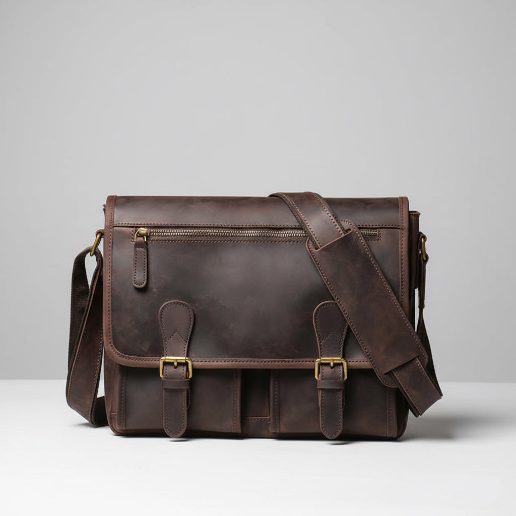 Leren Crossbody Tas - BRONCO Heritage Edition