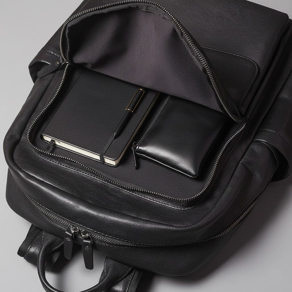 Leren Luxe Rugzak - Model Summit