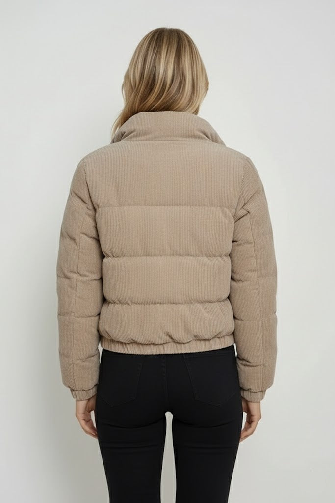 Ribbed Comfort - Geribde Zip-Up Jas