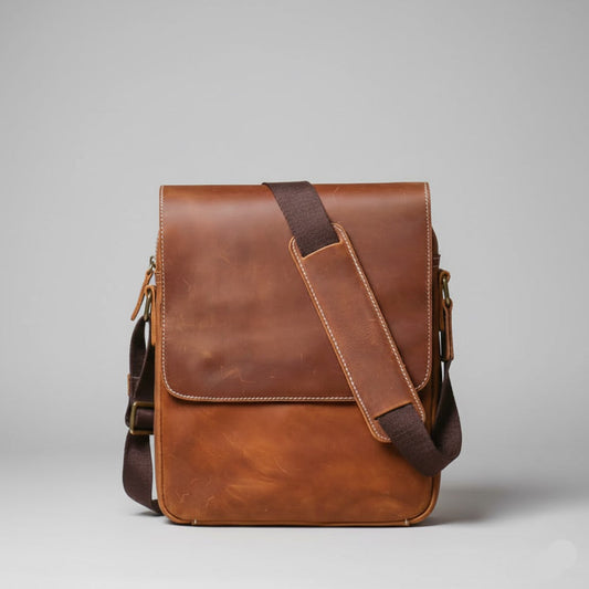 Leren Crossbody Tas - Model Atlas