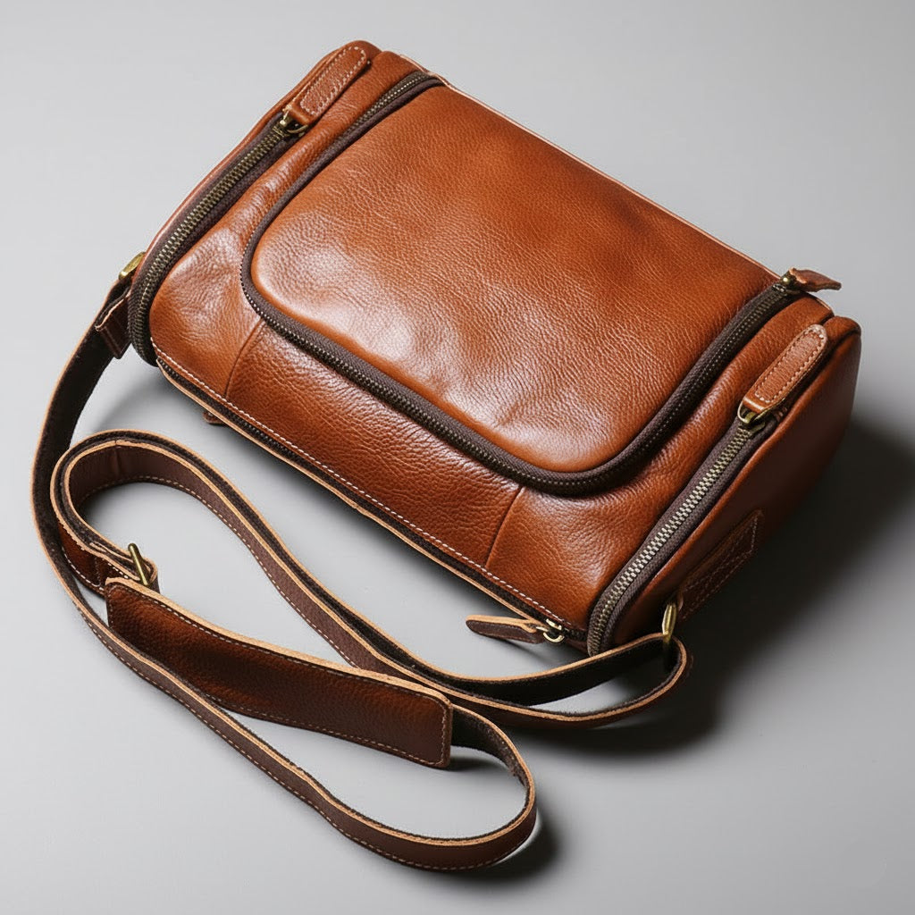 Leren Crossbody Tas - Model Blaze