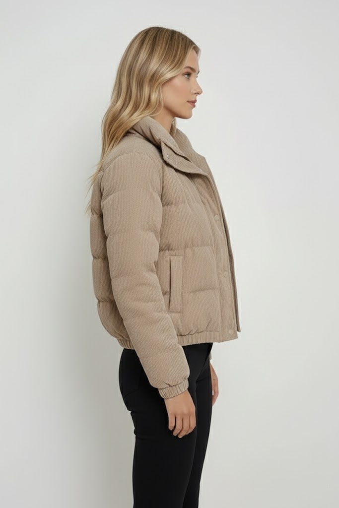 Ribbed Comfort - Geribde Zip-Up Jas