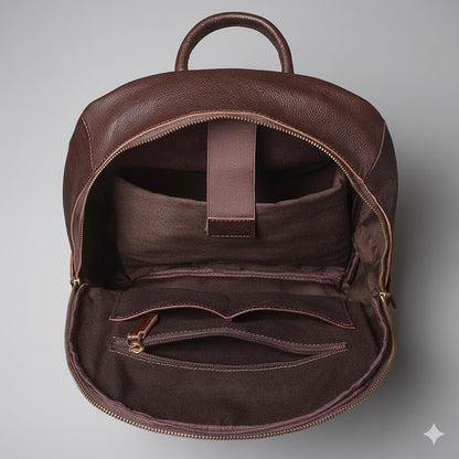 Leren Business Rugzak - Model Commander