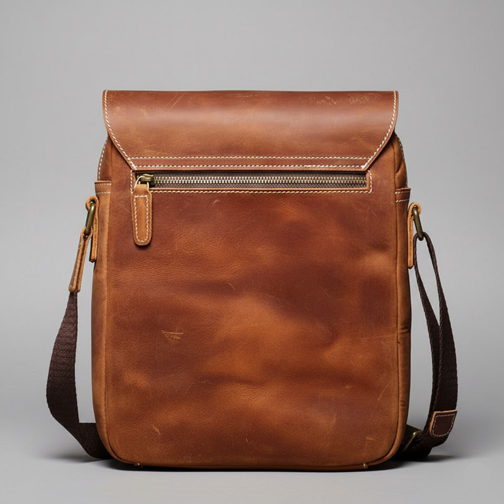 Leren Crossbody Tas - Model Atlas