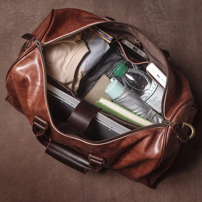 Leren Sporttas - Model Gladiator