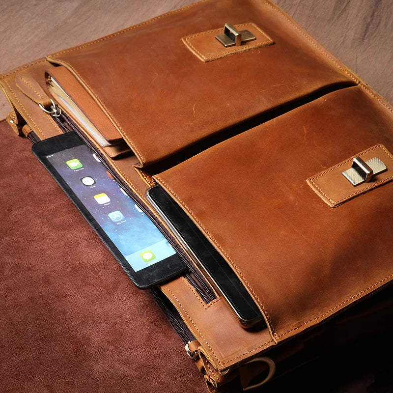 Leren Aktetas - Model Executive