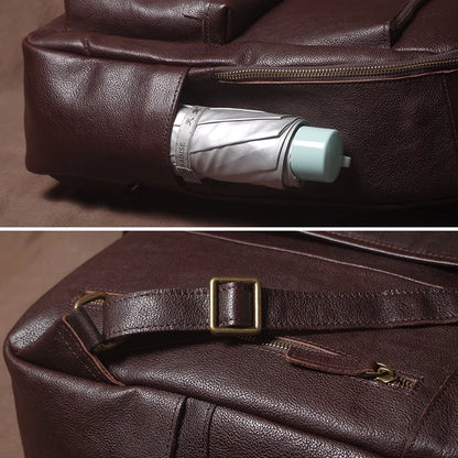 Leren Business Rugzak - Model Commander